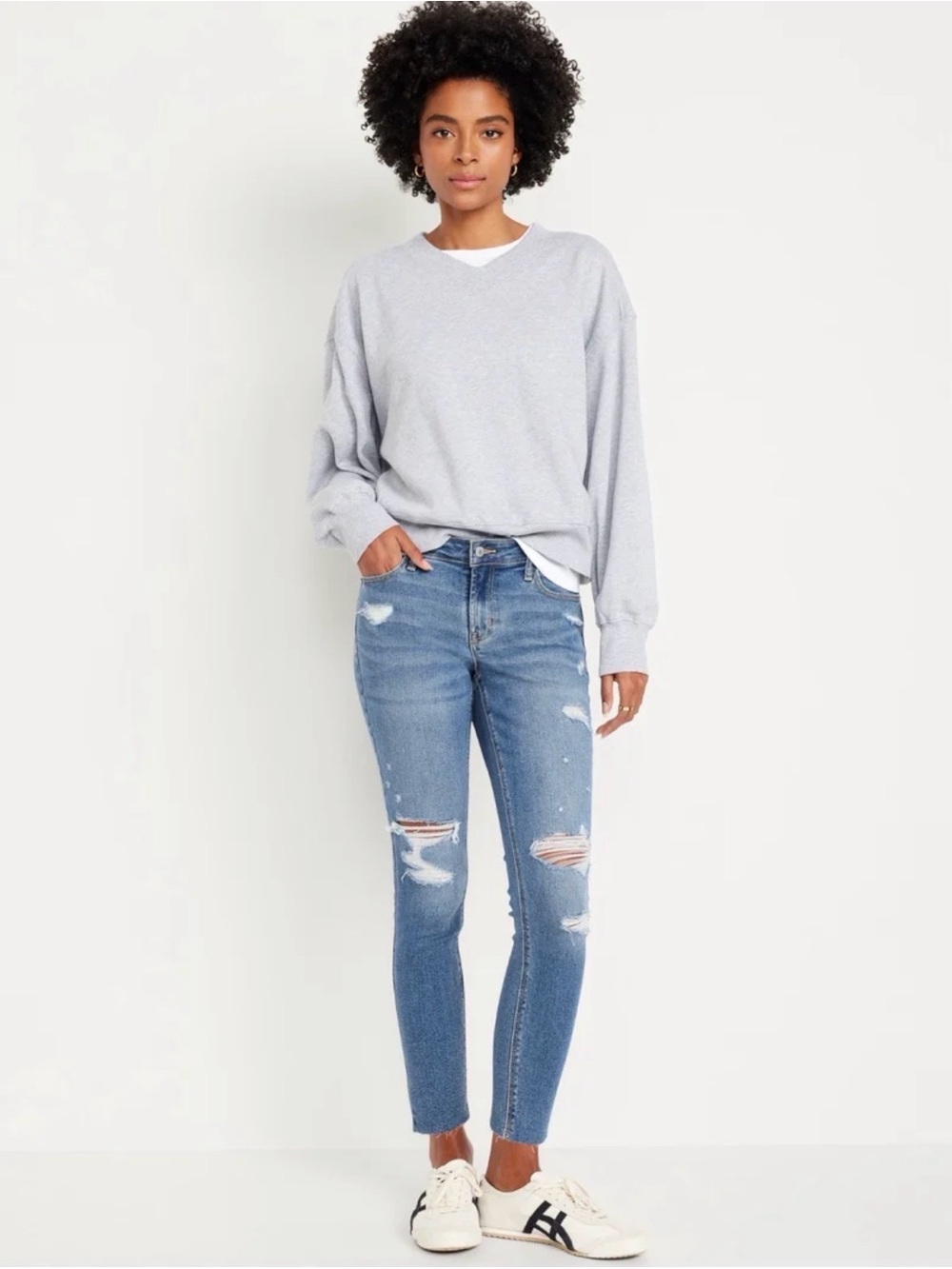 GUC Old Navy Mid-Rise Rockstar Super Skinny Jeans 14R